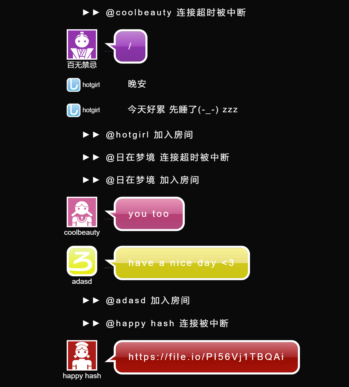 匿名聊天室
